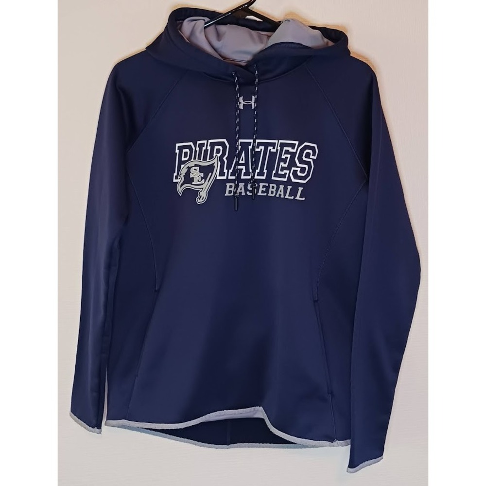 SE Pirates Baseball Pullover, Blue Gray, Size Med, Loose Fit,‎ Armour Fleece